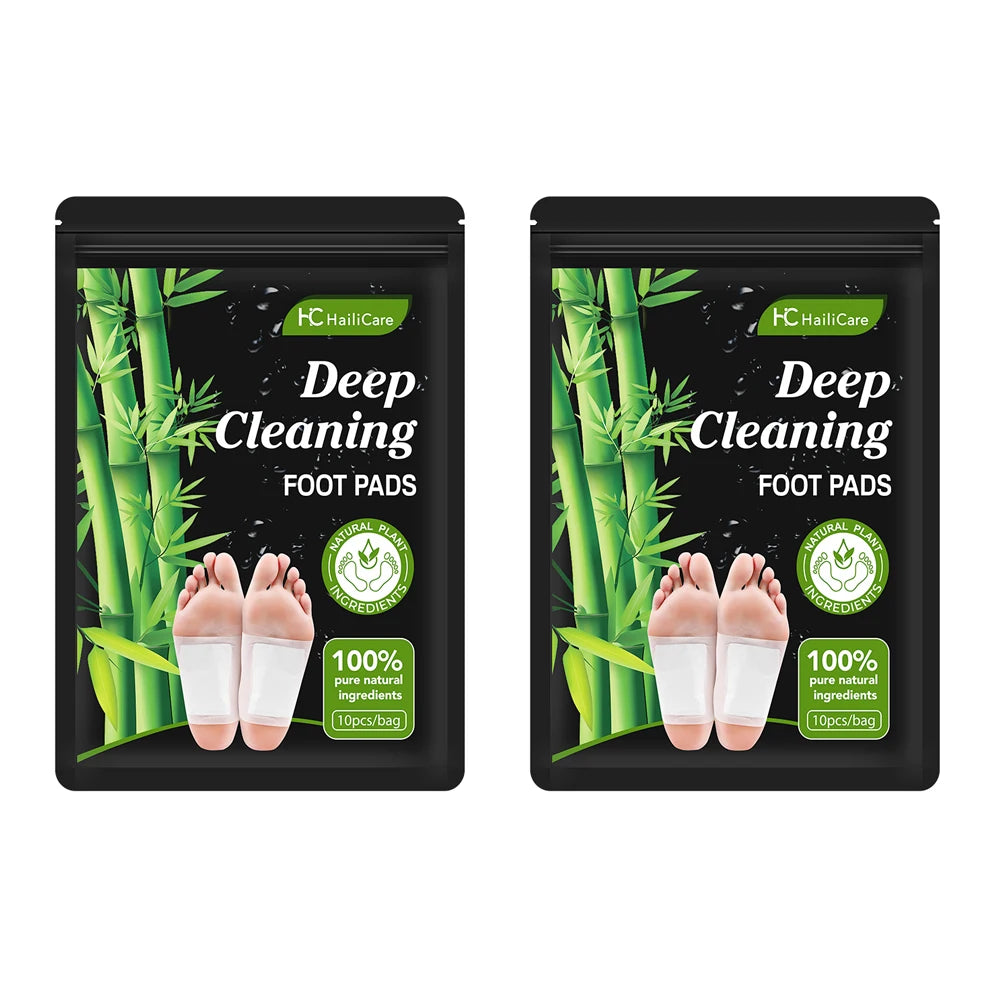 10PCS Detox Foot Patches Stress Relief Feet Deep Sleep Herbal Detox Sticker Conditioning Body Relieve Stress Foot Care Tool