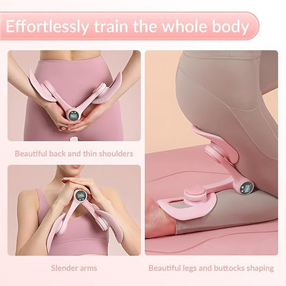 Pelvic Floor Muscle Trainer, Automatic Counting  Thigh Exercise Equipment for Home
