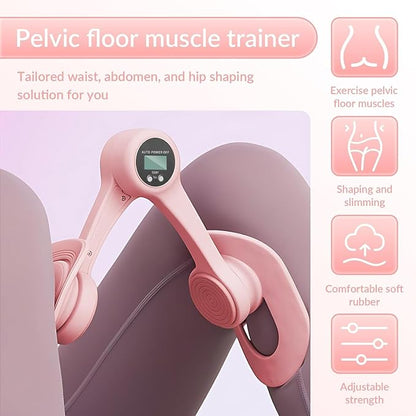 Pelvic Floor Muscle Trainer, Automatic Counting  Thigh Exercise Equipment for Home