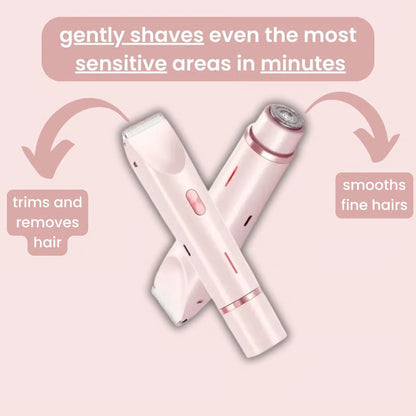 GlowTrim Pro 2-in-1 Painless Bikini Hair Trimmer