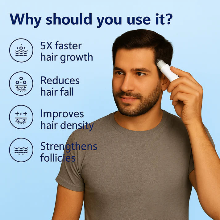 Hair Growth Roll-On See hair growth in 4 weeks