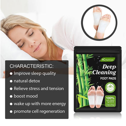 10PCS Detox Foot Patches Stress Relief Feet Deep Sleep Herbal Detox Sticker Conditioning Body Relieve Stress Foot Care Tool