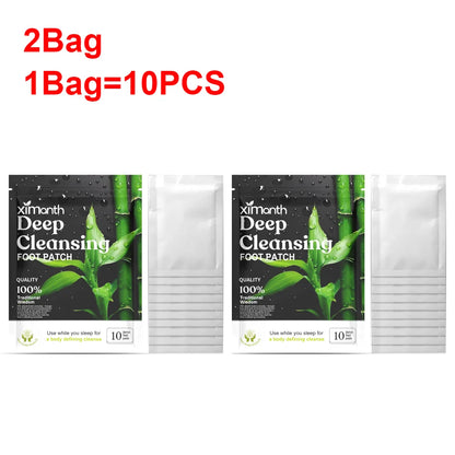 Natural Detox Foot Patches 10-50Pcs/Bag Stress Relief Feet Deep Sleep Herbal Detox Sticker Relieve Stress for Foot Care Tools