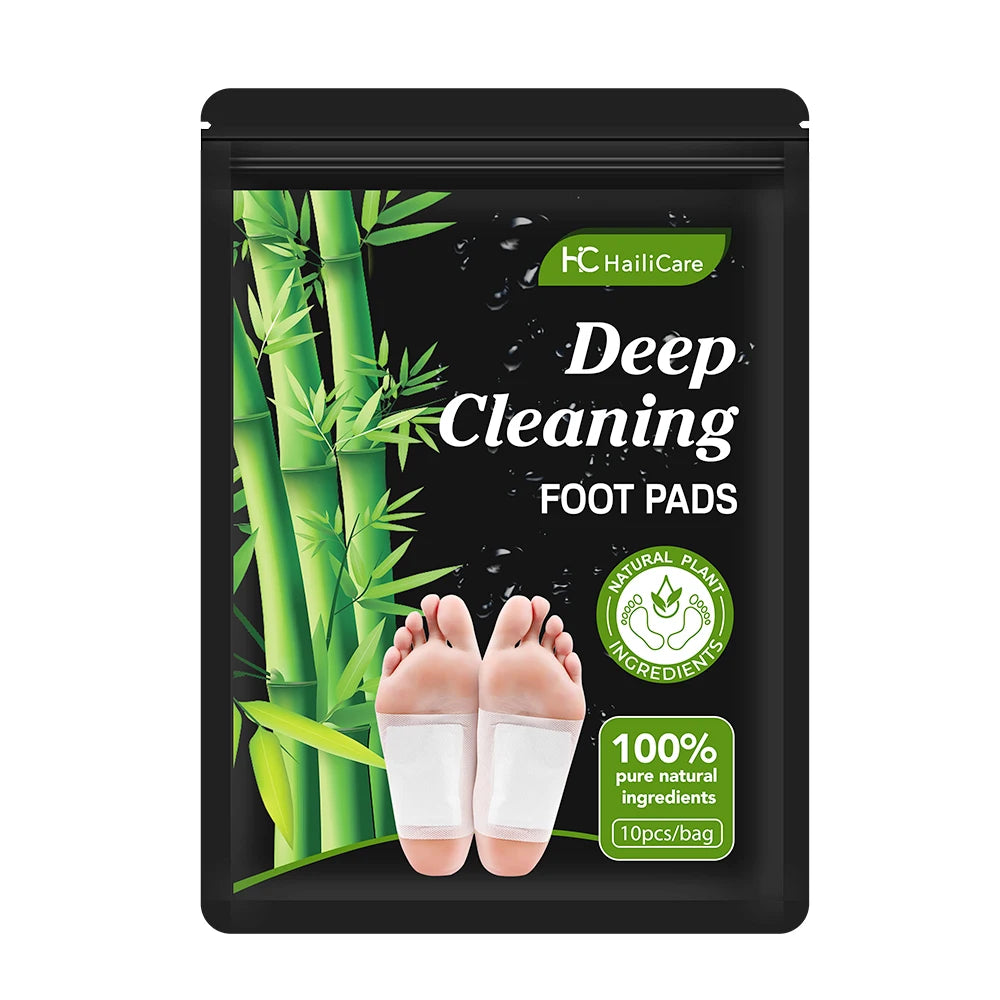 10PCS Detox Foot Patches Stress Relief Feet Deep Sleep Herbal Detox Sticker Conditioning Body Relieve Stress Foot Care Tool