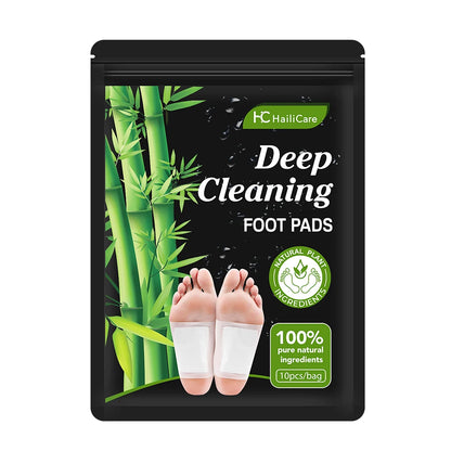 10PCS Detox Foot Patches Stress Relief Feet Deep Sleep Herbal Detox Sticker Conditioning Body Relieve Stress Foot Care Tool