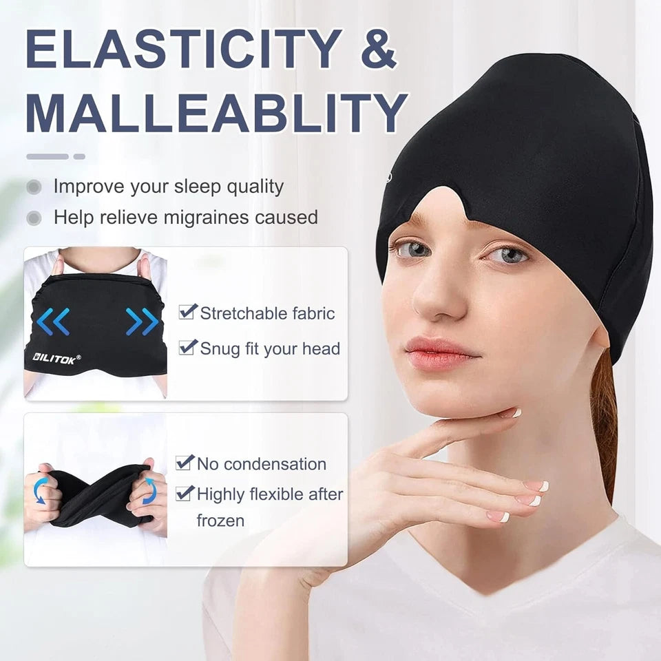 Instant Migraine Relief – Hot & Cold Therapy in One Cap