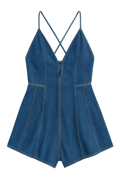 Dazed Denim Romper