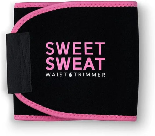 Sweat Band Waist Trainer Beltfor High Intensity Training and GymWorkouts 5 Adjustable Sizes